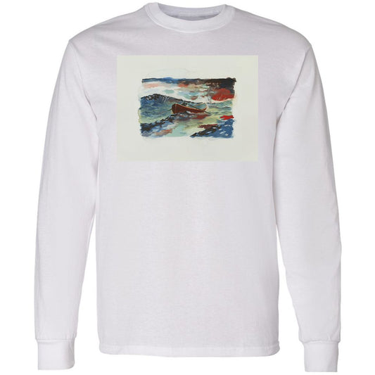 Long Sleeve T-Shirt - THWHP773 - White - 1
