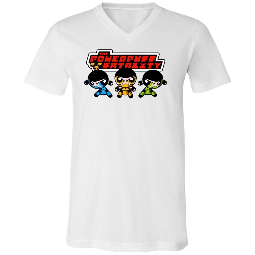 Unisex V-Neck T-Shirt - 3XM66BWP - White - 1