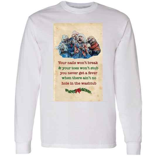 Long Sleeve T-Shirt - NBPDHWVD - White - 1