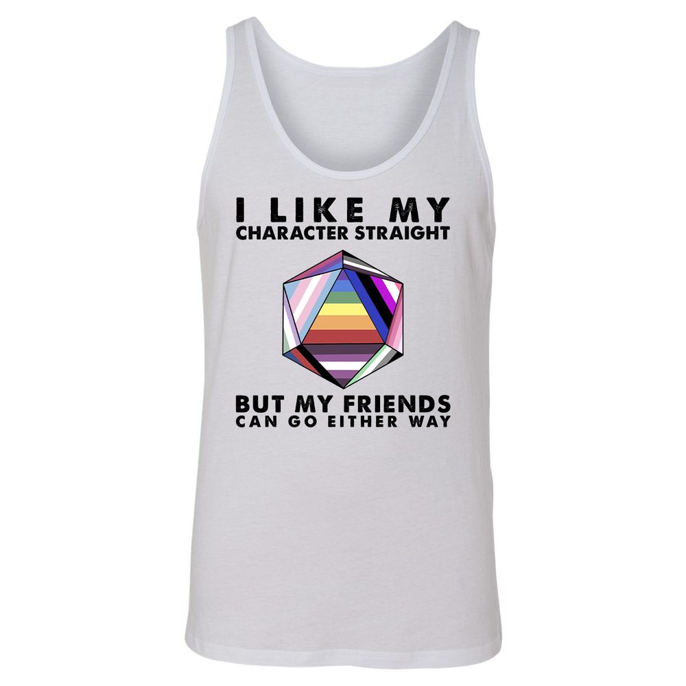 Unisex Jersey Tank - AQKASELD - White - 1