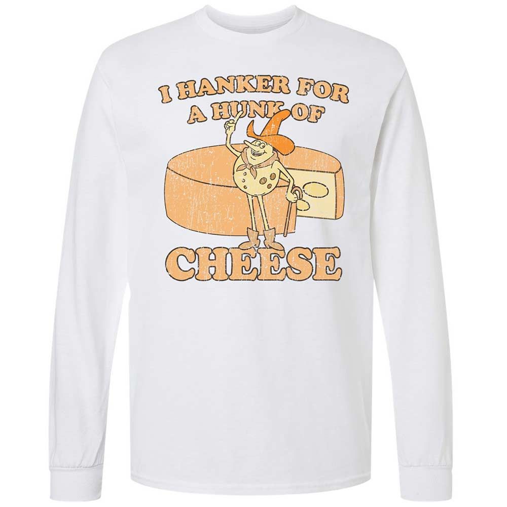 Hanker For A Hunk Of Cheese - White - 1