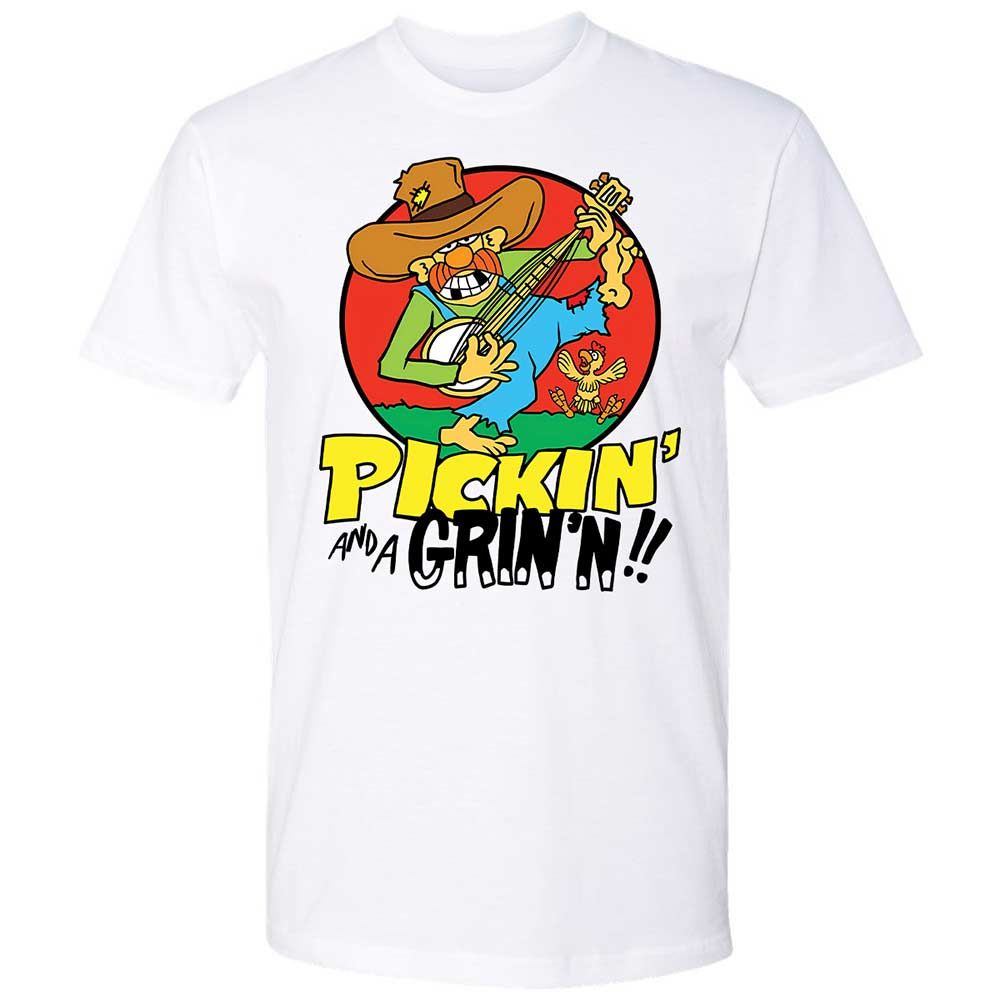 Pickin' and a Grinnin - White - 1