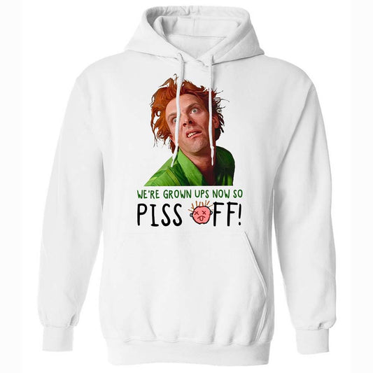 We're Grown Ups Now So Piss Off - White - 1