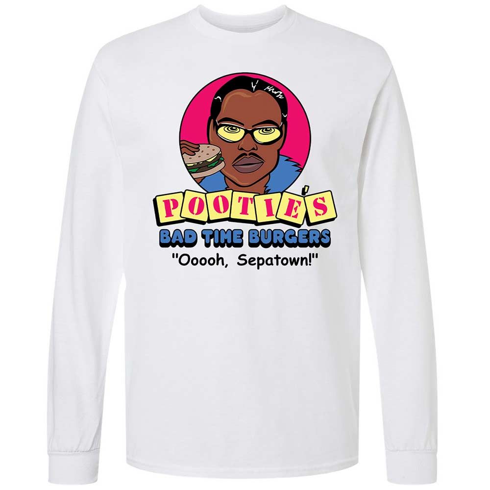 Pootie's Bad Time Burgers - White - 1