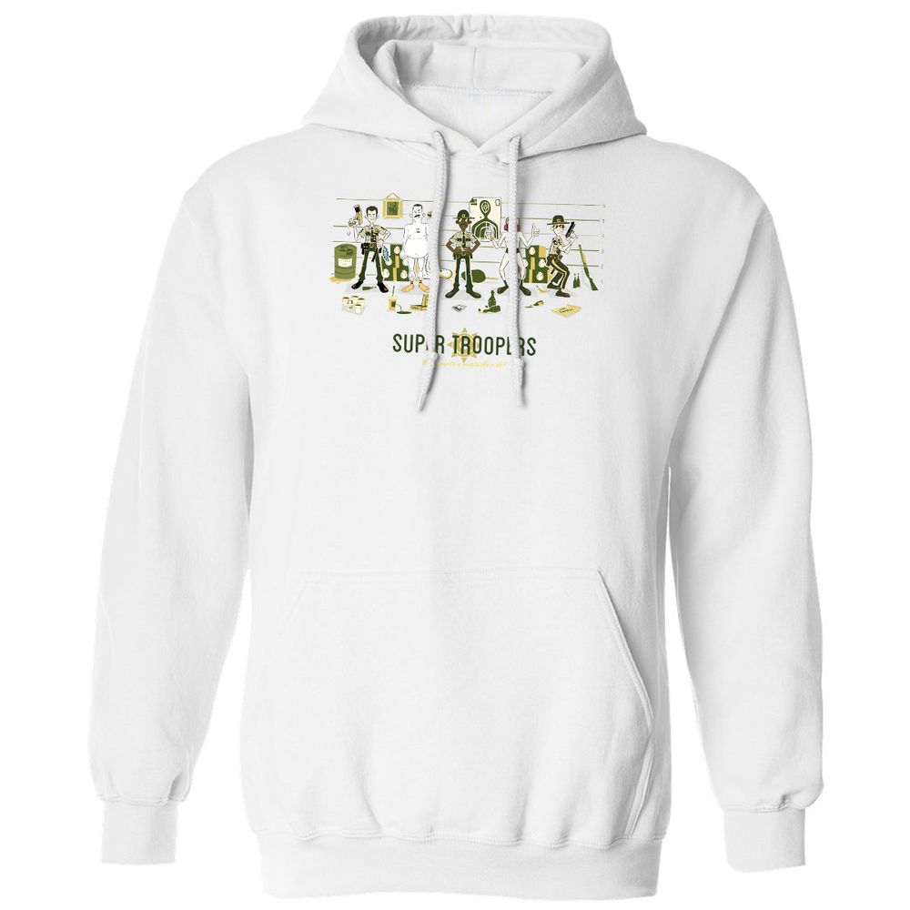 Classic Unisex Hoodie - 3CELP44L - White - 1