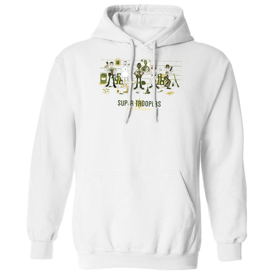 Classic Unisex Hoodie - 3CELP44L - White - 1