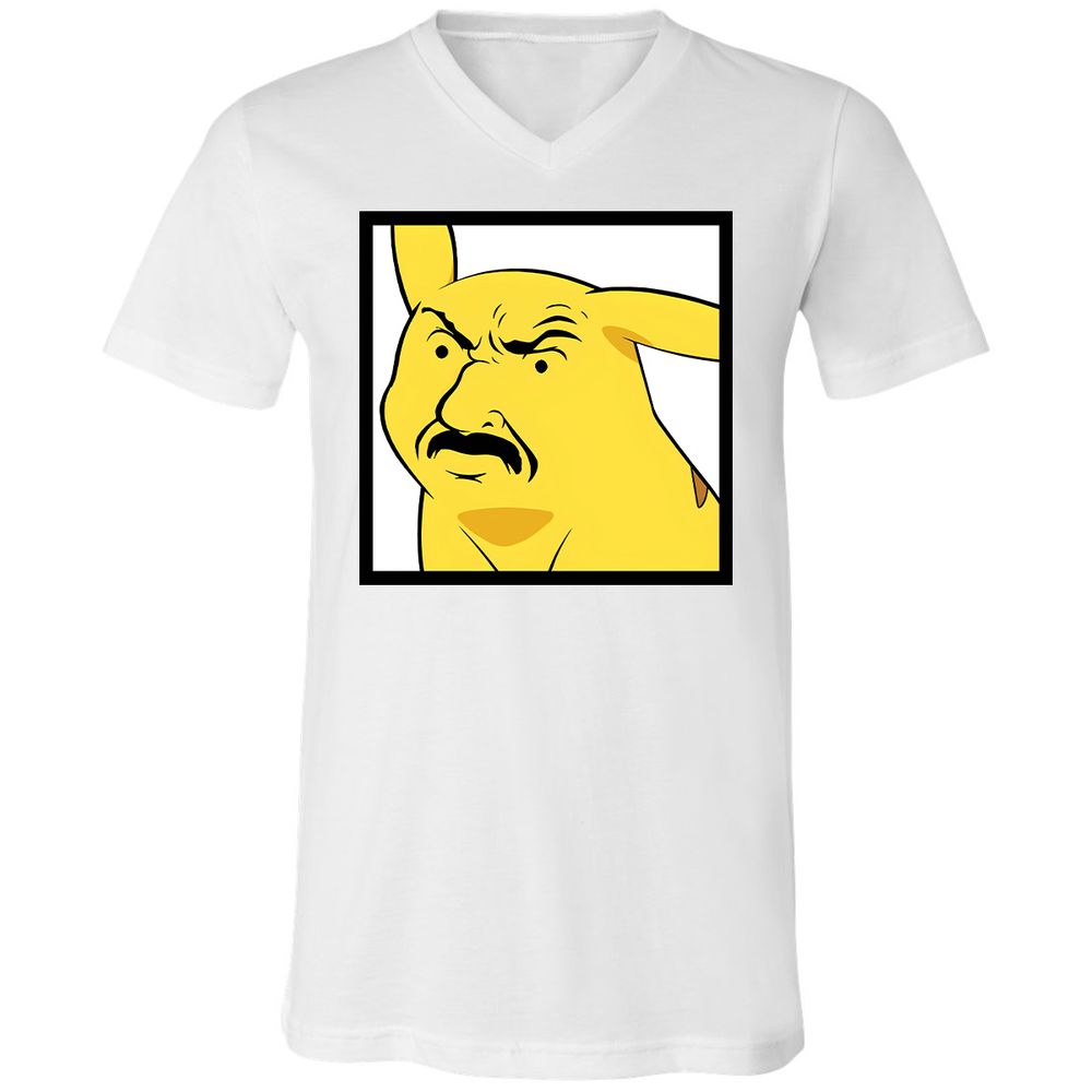 Unisex V-Neck T-Shirt - 8UB9DNPS - White - 1