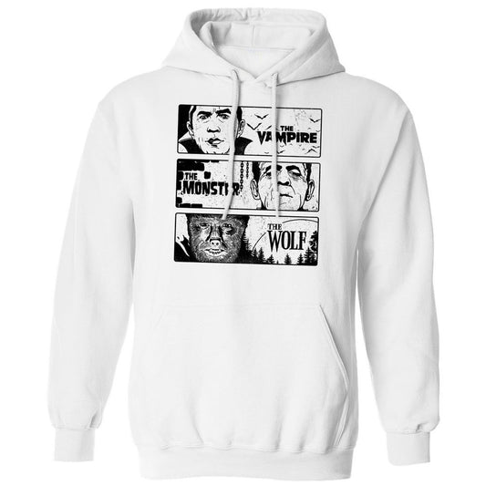 Classic Unisex Hoodie - H66HXCKW - White - 1