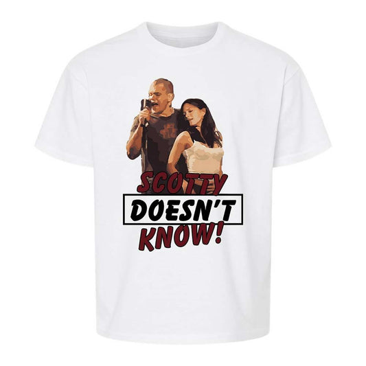 He Doesn't Know - White - 1