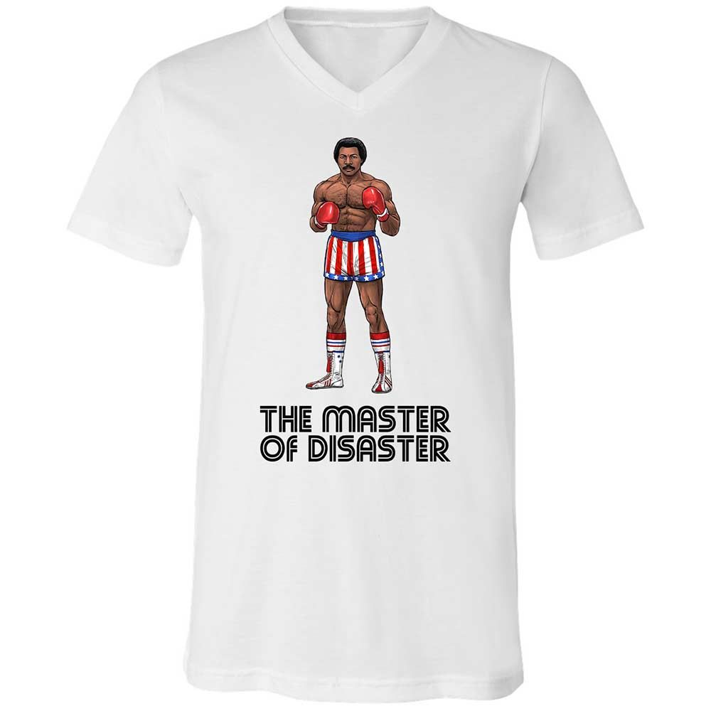 Unisex V-Neck T-Shirt - W3V7PSTU - White - 1
