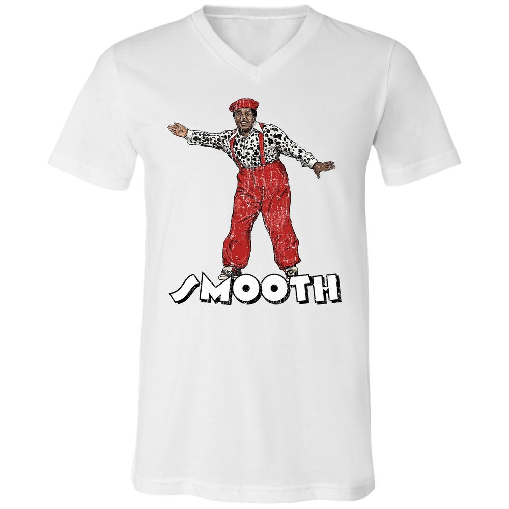 Unisex V-Neck T-Shirt - K9KZVMKX - White - 1