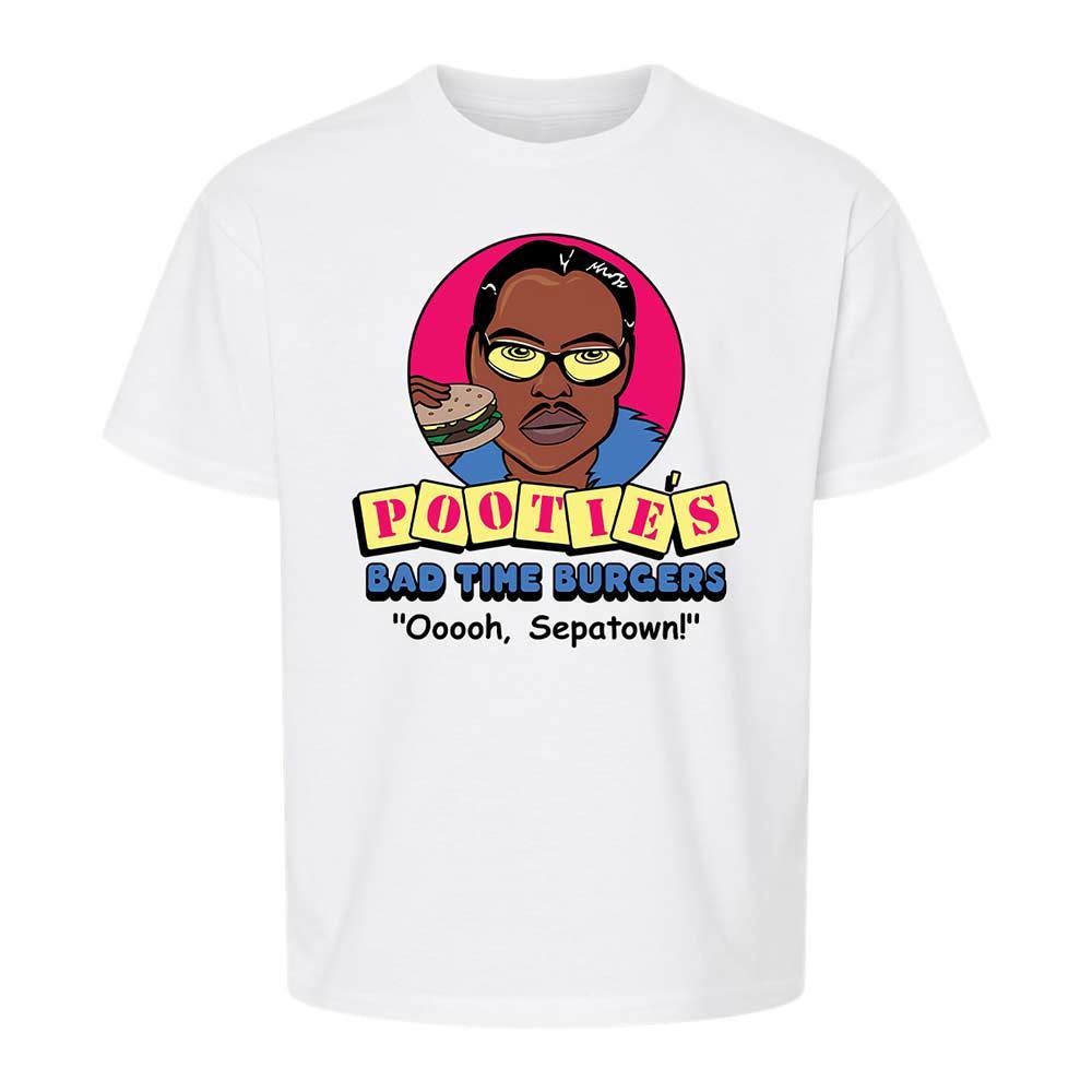 Pootie's Bad Time Burgers - White - 1