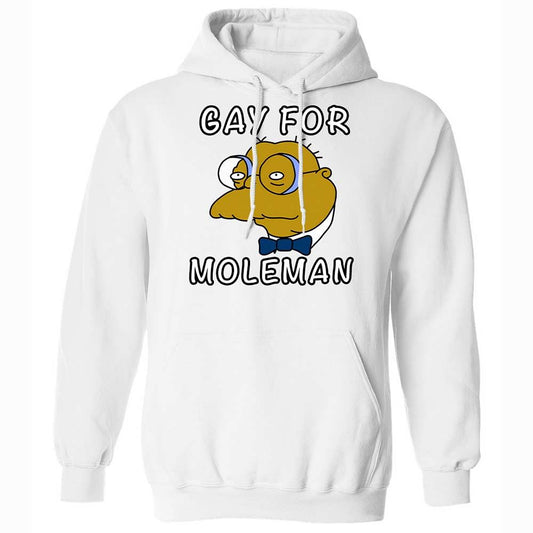 Gay for Moleman - White - 1