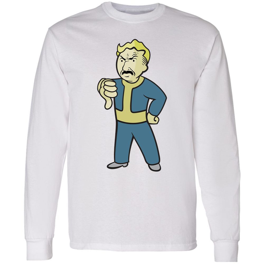 Long Sleeve T-Shirt - VA8NZQJ3 - White - 1