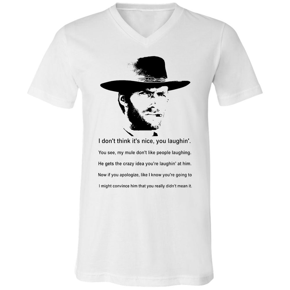 Clint Eastwood Mule Quote - White - 1