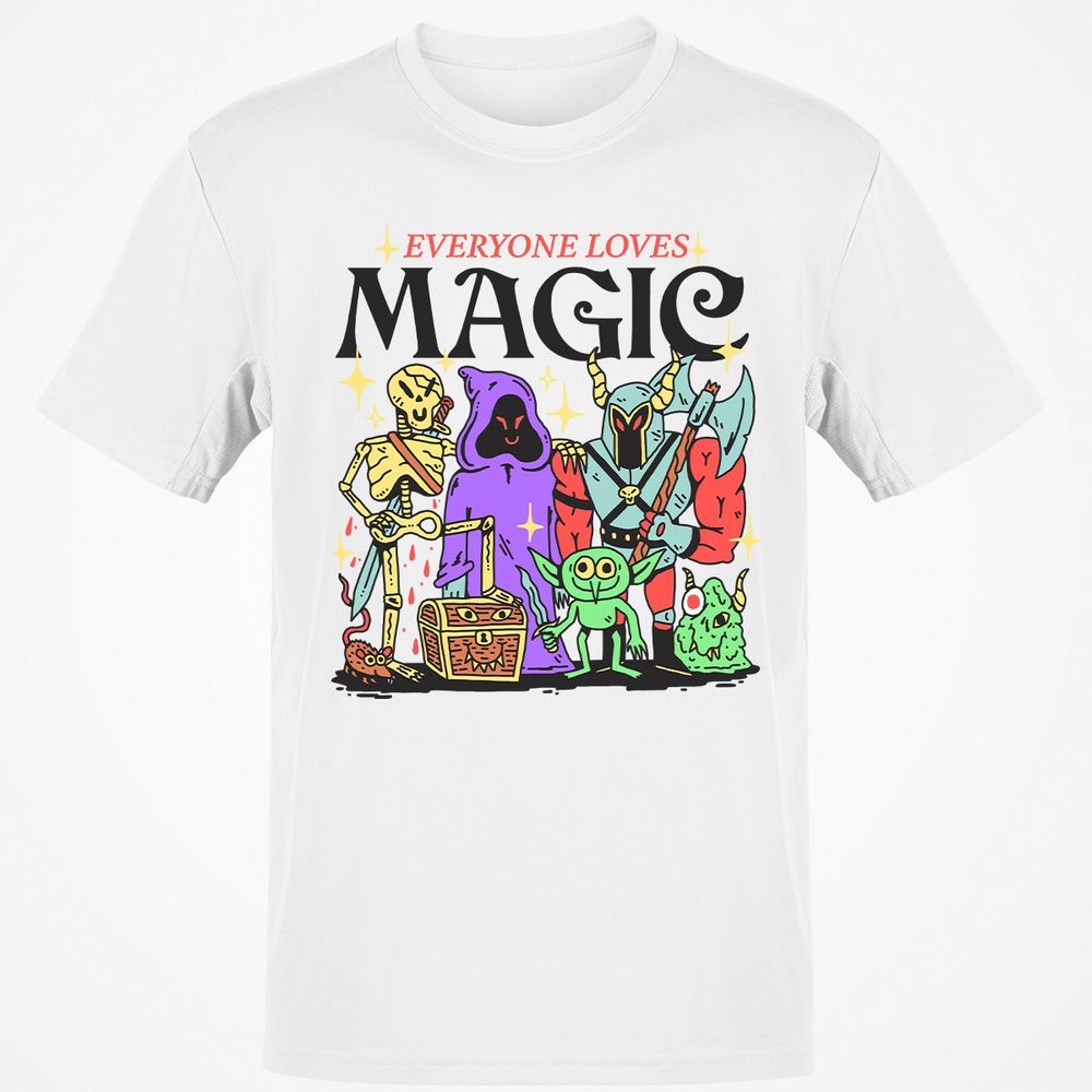 Classic Unisex T-Shirt - B144LVFZ - White - 1