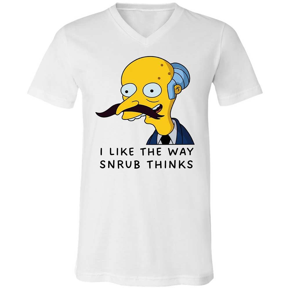 I Like the Way Snrub Thinks - White - 1
