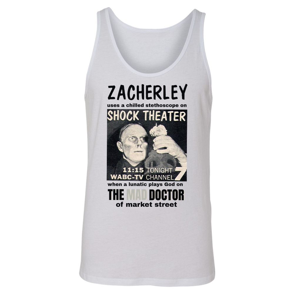 Unisex Jersey Tank - 45E8SV5W - White - 1