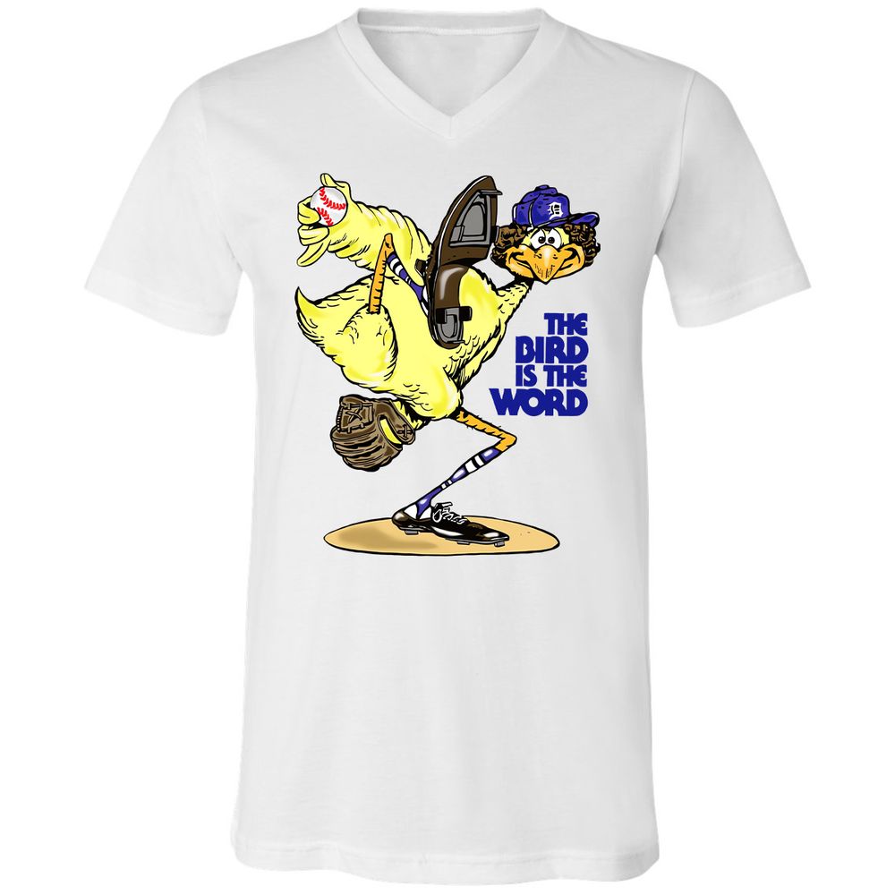 Unisex V-Neck T-Shirt - J4L6C18M - White - 1