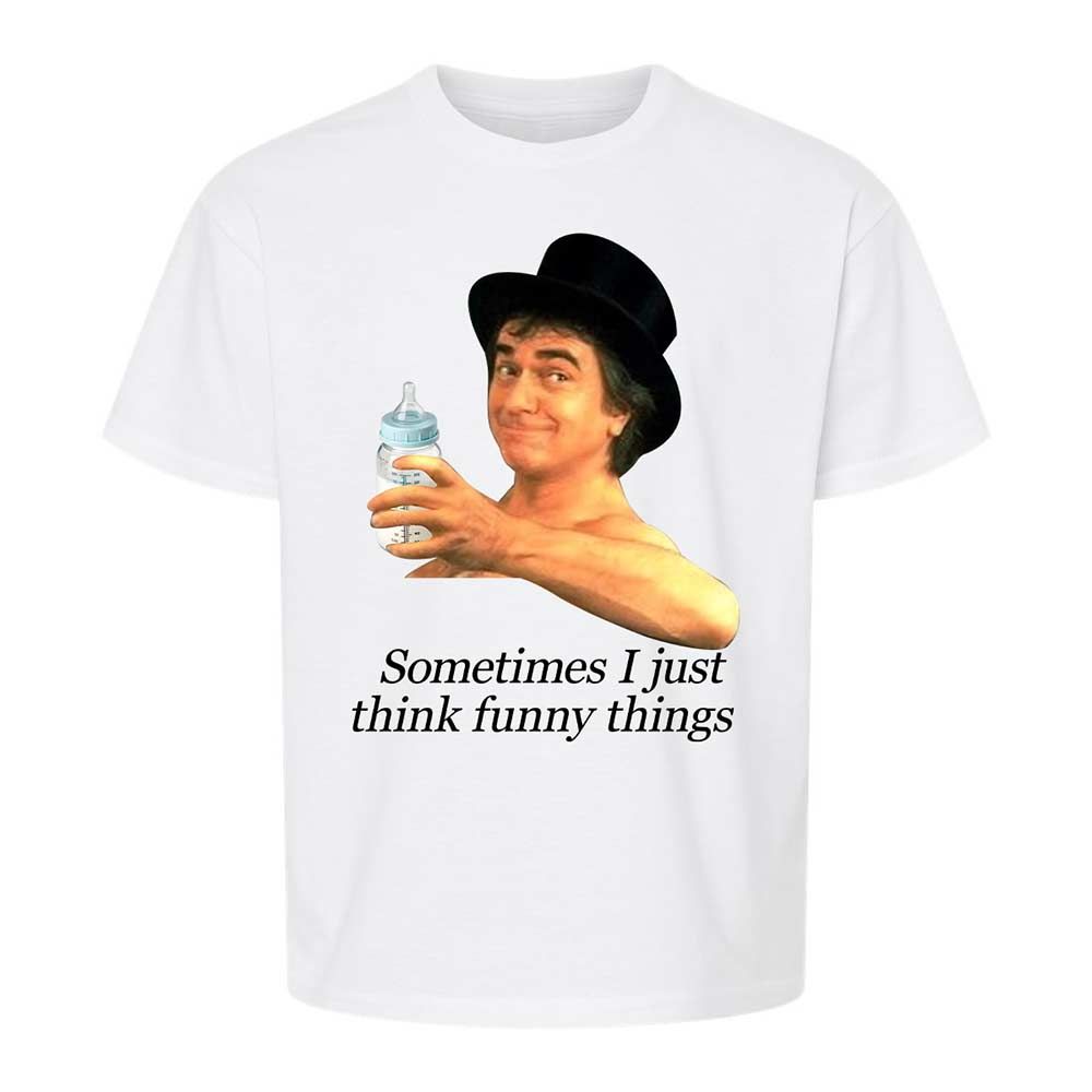 Sometimes I just think funny things - White - 1