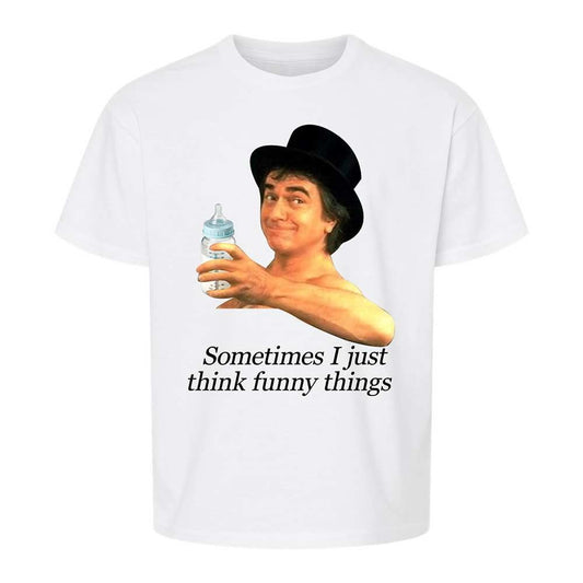 Sometimes I just think funny things - White - 1