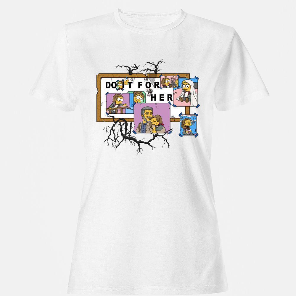 Women's T-Shirt - 77ELXE7H - White - 1