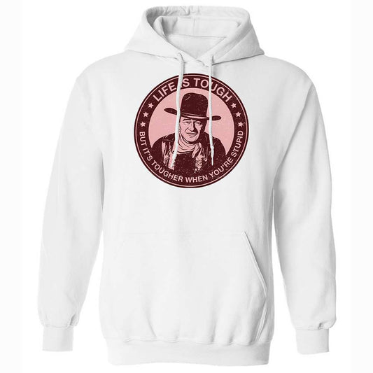 Classic Unisex Hoodie - RLE6U2HD - White - 1