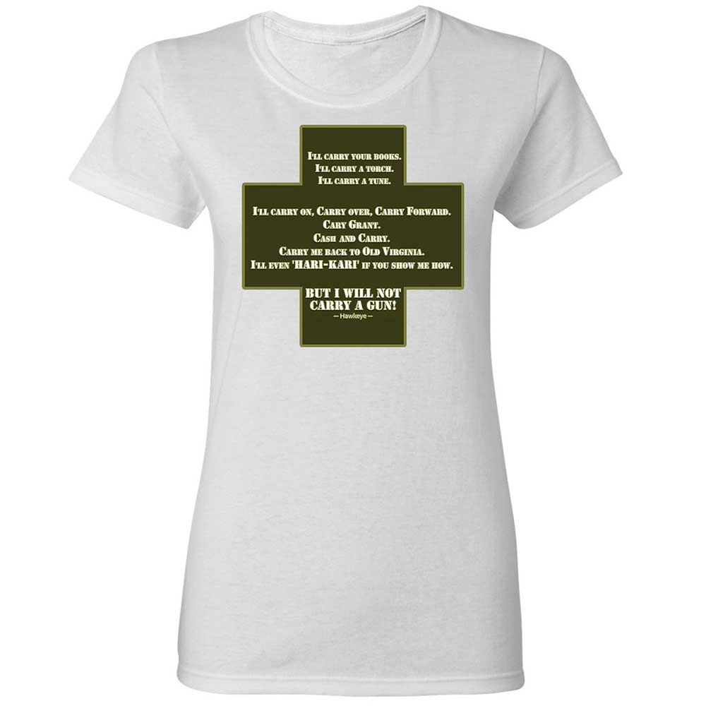 I Will Not Carry a Gun - White - 1