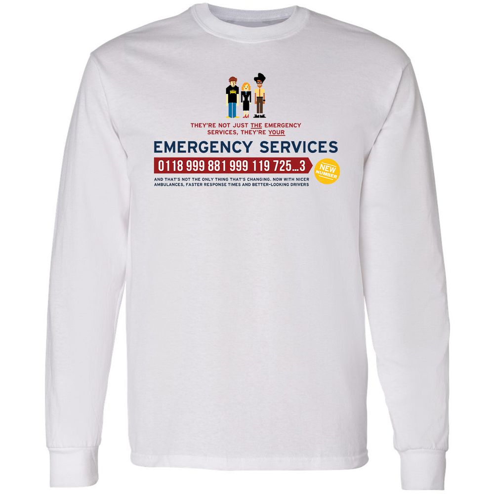 Long Sleeve T-Shirt - PDB65GR8 - White - 1