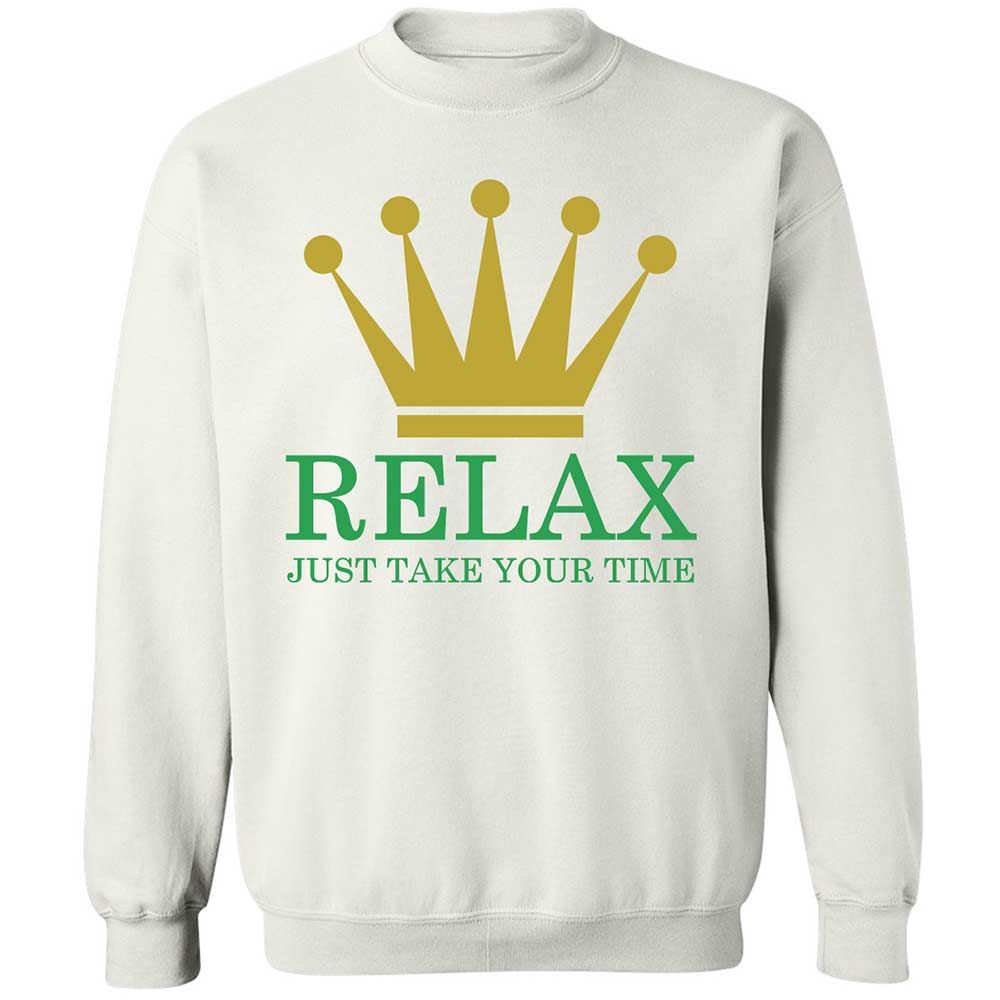 Relax Just Take Your Time - White - 1