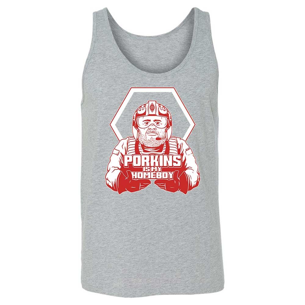 Porkins Is My Homeboy - Athletic Heather - 10