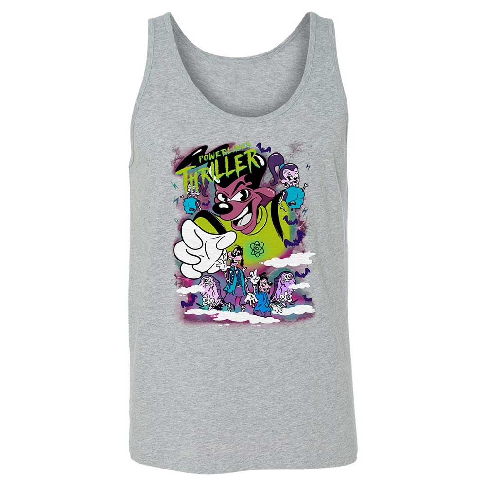 Vintage Pop Cartoon Horror Mashup - Athletic Heather - 10