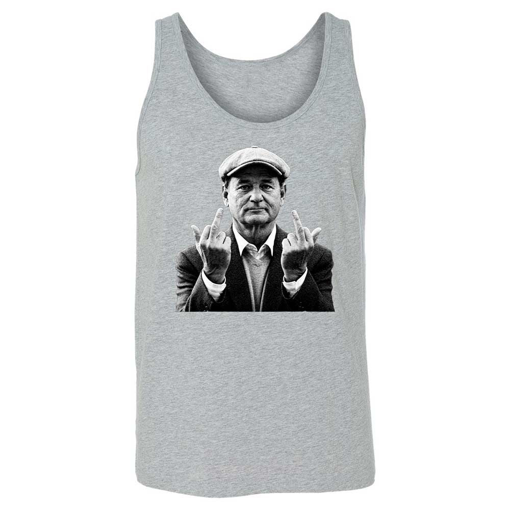 Bill Murray Middle Finger - Athletic Heather - 10