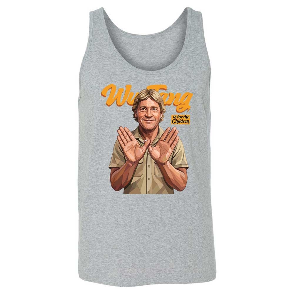 Steve Irwin or the Children - Athletic Heather - 10