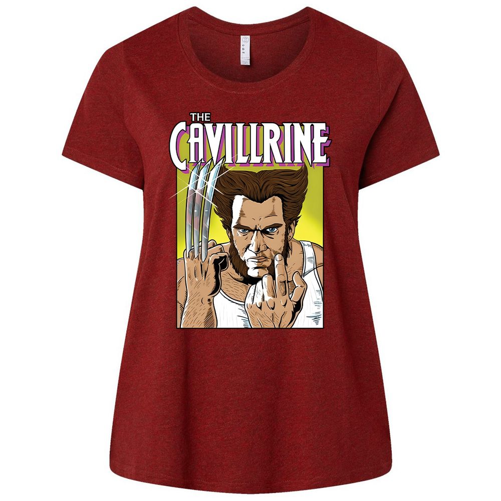 Ladies Curvy Jersey - 7HFVJBPX - Cardinal - 10