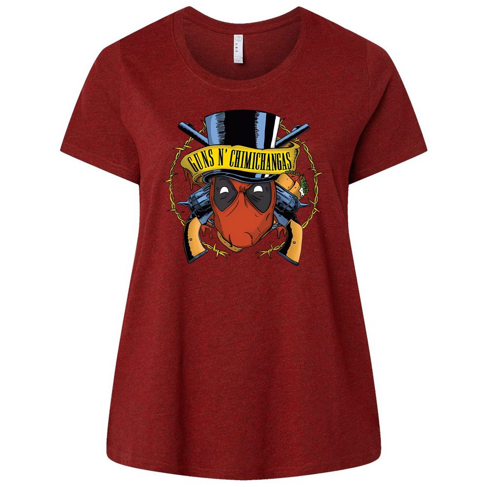 Ladies Curvy Jersey - YQV3Y9JP - Cardinal - 10