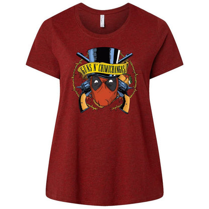 Ladies Curvy Jersey - YQV3Y9JP - Cardinal - 10