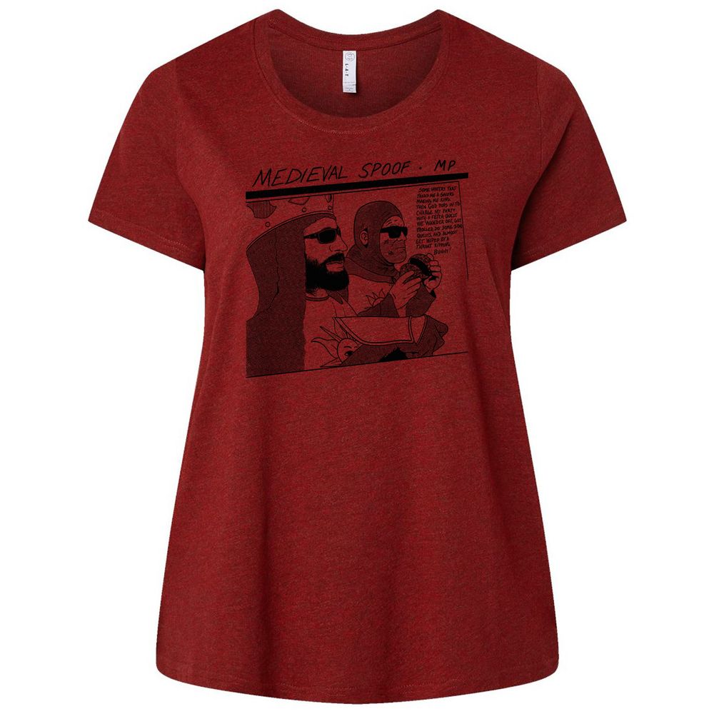 Ladies Curvy Jersey - 8LJ4MA2Q - Cardinal - 10