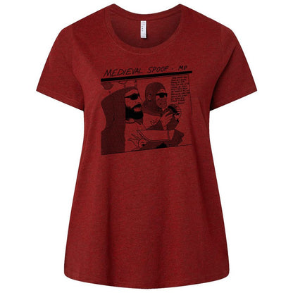 Ladies Curvy Jersey - 8LJ4MA2Q - Cardinal - 10