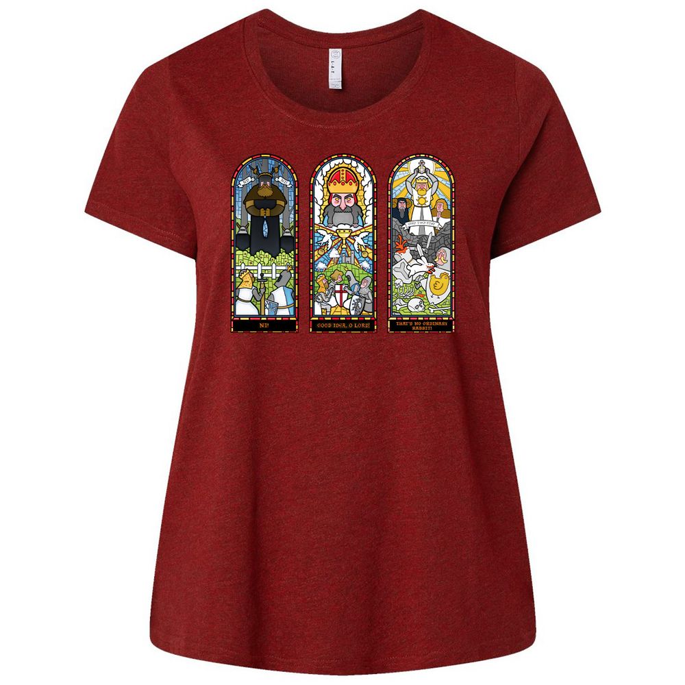 Ladies Curvy Jersey - ETBQ64FU - Cardinal - 10