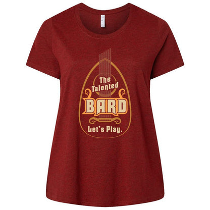 Ladies Curvy Jersey - DT58NGP3 - Cardinal - 10