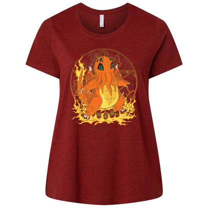 Ladies Curvy Jersey - AF7KCVE4 - Cardinal - 10