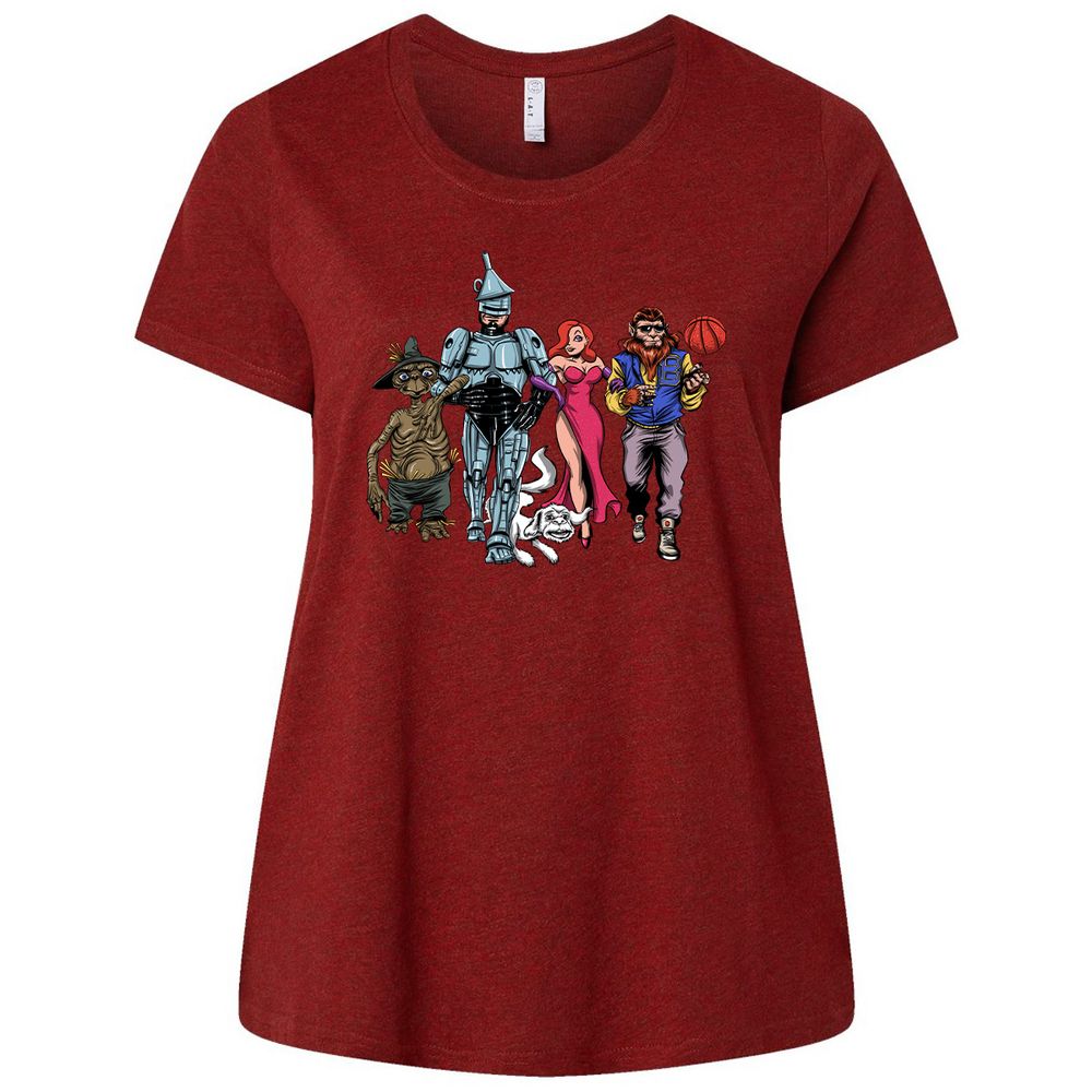 Ladies Curvy Jersey - 77EMRUMX - Cardinal - 10