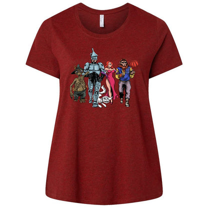 Ladies Curvy Jersey - 77EMRUMX - Cardinal - 10