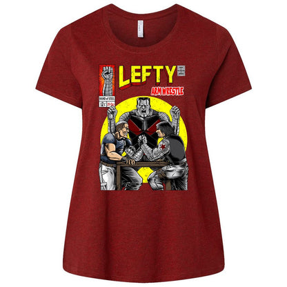 Ladies Curvy Jersey - 7EWESBY4 - Cardinal - 10