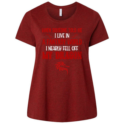 Ladies Curvy Jersey - B6SRM999 - Cardinal - 10