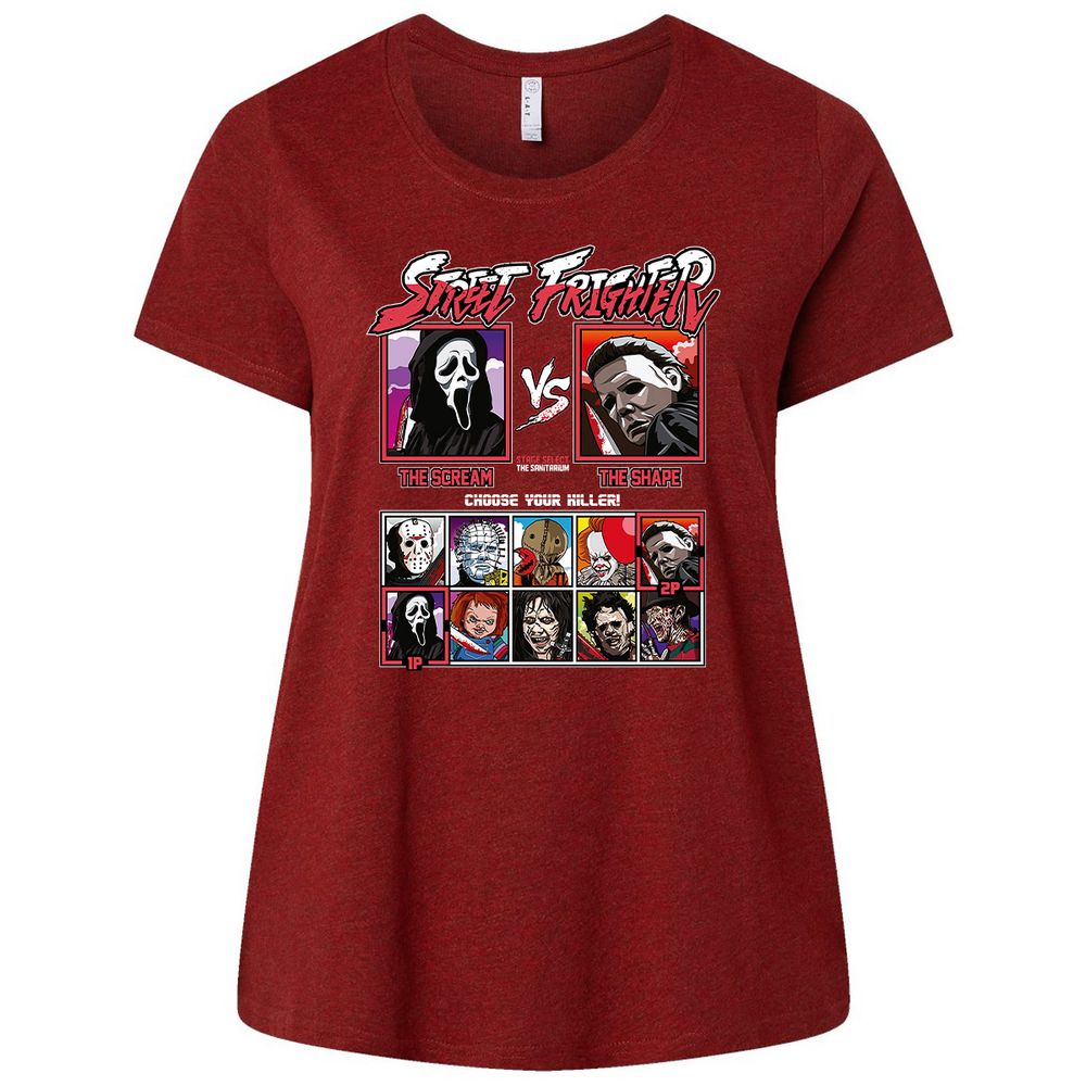 Ladies Curvy Jersey - TAQV6RPH - Cardinal - 10