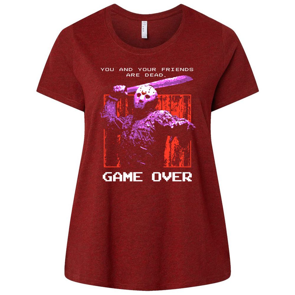 Ladies Curvy Jersey - PHDSN3LL - Cardinal - 10