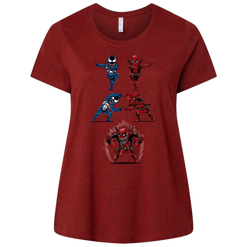 Ladies Curvy Jersey - N7AZE5YT - Cardinal - 10