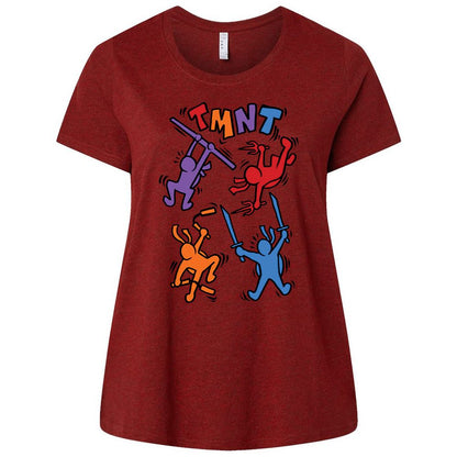 Ladies Curvy Jersey - KJFLC6R8 - Cardinal - 10